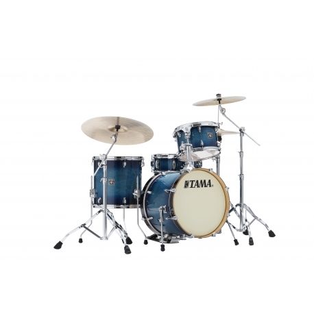 TAMA Superstar Classic 4-piece kit with 18" Bass Drum & hardware pack BLUE LACQUER BURST