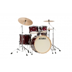 TAMA Superstar Classic 5-piece kit with 22" Bass Drum & hardware pack GLOSS GARNET LACEBARK PINE