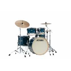 TAMA Superstar Classic 5-piece kit with 22" Bass Drum & hardware pack GLOSS SAPPHIRE LACEBARK PINE