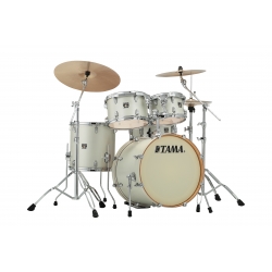 TAMA Superstar Classic 5-piece kit with 20" Bass Drum & hardware pack SATIN ARCTIC PEARL