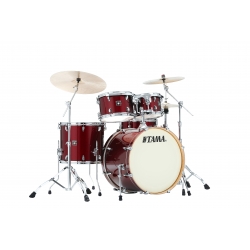 TAMA Superstar Classic 5-Piece kit with 22" Bass Drum & hardware pack DARK RED SPARKLE