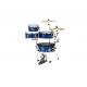 TAMA Cocktail-JAM 4-piece complete kit with 16" bass drum INDIGO SPARKLE