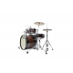 TAMA S.L.P. Dynamic Kapur 4-piece shell pack with 22" bass drum GLOSS BLACK KAPUR BURST