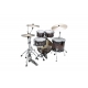 TAMA S.L.P. Dynamic Kapur 4-piece shell pack with 22" bass drum GLOSS BLACK KAPUR BURST