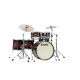 TAMA S.L.P. Dynamic Kapur 5-piece shell pack with 22" bass drum GLOSS BLACK KAPUR BURST