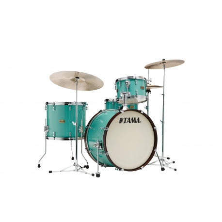 TAMA S.L.P. Fat Spruce 3-piece shell pack with 22" bass drum TURQUOISE