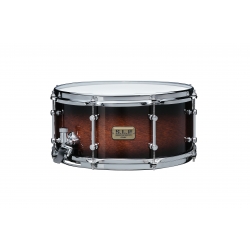 TAMA S.L.P. 14"x6.5" Dynamic Kapur Snare Drum BLACK KAPUR BURST
