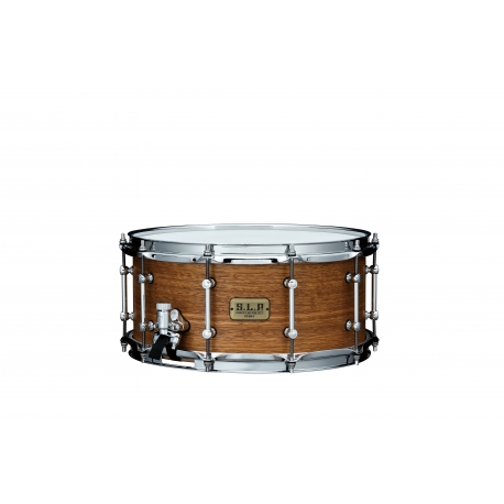 TAMA S.L.P. 14"x6.5" Bold Spotted Gum Snare Drum SATIN NATURAL SPOTTED GUM