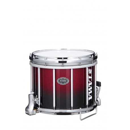 TAMA Fieldstar 14"x12" Marching Snare Drum RED SPARKLE FADE