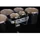 TAMA Fieldstar Freedom Marching Tenor Drums Sextet 6"-8"-10"-12"-13"-14" (Corp-Depth) SATIN BLACK