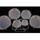 TAMA Fieldstar Freedom Marching Tenor Drums Sextet 6"-8"-10"-12"-13"-14" (Corp-Depth) SATIN BLACK