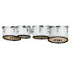 TAMA Starlight Marching Quad Tenor Drums 8"-10"-12"-13" SUGAR WHITE