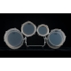 TAMA Starlight Marching Quad Tenor Drums 8"-10"-12"-13" SUGAR WHITE