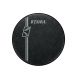 TAMA Bass Drum Front Head 22", Black Fiber Laminated w/ TAMA Logo, for Superstar Hyper-Drive