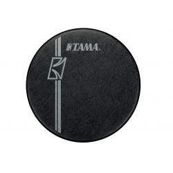 TAMA Bass Drum Front Head 22", Black Fiber Laminated w/ TAMA Logo, for Superstar Hyper-Drive