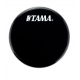 TAMA Bass Drum Front Head 22", Black w/ TAMA Logo