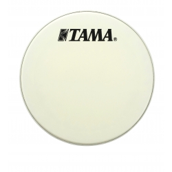 TAMA Bass Drum Front Head 22", White Coated w/ TAMA Logo
