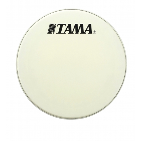 TAMA Bass Drum Front Head 22", White Coated w/ TAMA Logo