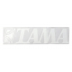 TAMA Logo Sticker (White / 60mm x 280mm)