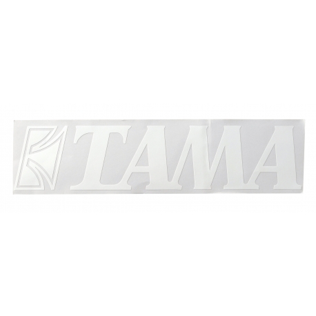 TAMA Logo Sticker (White / 60mm x 280mm)
