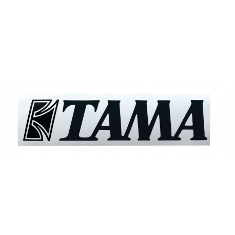 TAMA Logo Sticker (Black / 35mm x 150mm)
