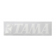 TAMA Logo Sticker (White / 35mm x 150mm)