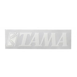 TAMA Logo Sticker (White / 35mm x 150mm)