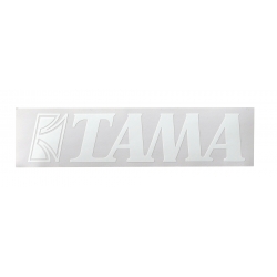 TAMA Logo Sticker (White / 40mm x 190mm)