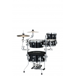 TAMA Cocktail-JAM Mini 4-piece complete kit with 14" bass drum HAIRLINE BLACK