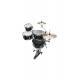 TAMA Cocktail-JAM Mini 4-piece complete kit with 14" bass drum HAIRLINE BLACK