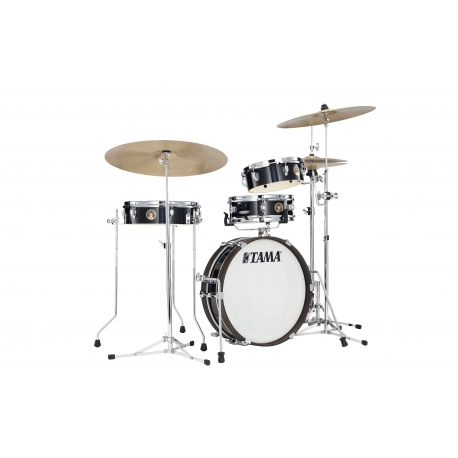 TAMA Club-JAM Pancake 4-piece shell pack with 18" bass drum HAIRLINE BLACK