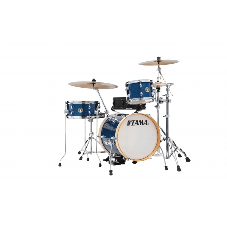 TAMA Club-JAM Suitcase 3-piece shell pack with 16" bass drum INDIGO SPARKLE