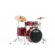 TAMA Imperialstar 5-piece complete kit with 20" bass drum & Meinl HCS Bronze cymbals CANDY APPLE MIST