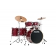 TAMA Imperialstar 5-piece complete kit with 18" bass drum & Meinl HCS Bronze cymbals CANDY APPLE MIST