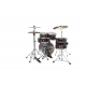 TAMA Imperialstar 5-piece complete kit with 20" bass drum & Meinl HCS Bronze cymbals COFFEE TEAK WRAP