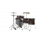 TAMA Imperialstar 5-piece complete kit with 22" bass drum & Meinl HCS Bronze cymbals COFFEE TEAK WRAP