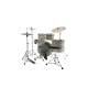TAMA Imperialstar 5-piece complete kit with 22" bass drum & Meinl HCS Bronze cymbals NATURAL ZEBRAWOOD WRAP