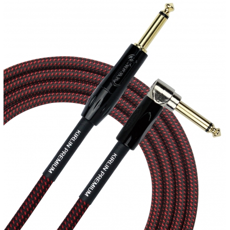 CABLE GUITARE KIRLIN 1M JACK JACK COUDE