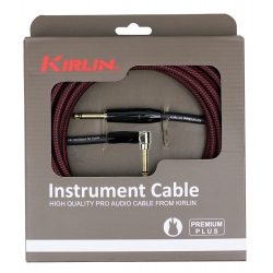 CABLE GUITARE KIRLIN 3M JACK JACK COUDE
