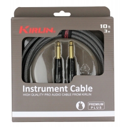 CABLE GUITARE KIRLIN 3M JACK JACK GRIS