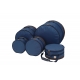 TAMA Power Pad Designer Collection Drum Bag Set for 5pc Drum Kit with 22"BD, Navy Blue