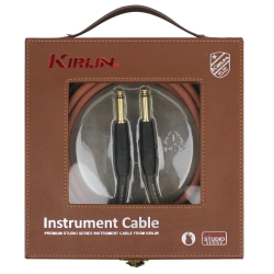 CABLE GUITARE KIRLIN 3M JACK JACK MARRON