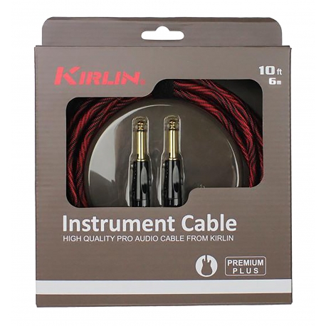 CABLE GUITARE KIRLIN 6M JACK JACK