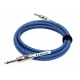 CABLE GUITARE KIRLIN 6M JACK JACK BLEU