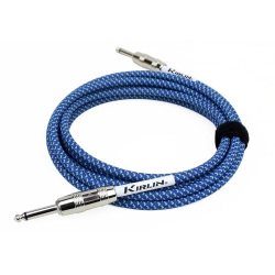 CABLE GUITARE KIRLIN 6M JACK JACK BLEU