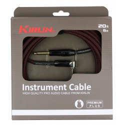 CABLE GUITARE KIRLIN 6M JACK JACK COUDE