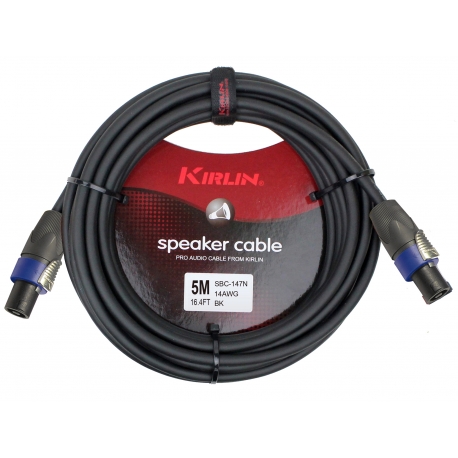 CABLE HP KIRLIN 5M SPK-SPK NOIR