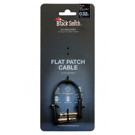 CABLE PATCH BLACK SMITH 0.10M JACKS COUD