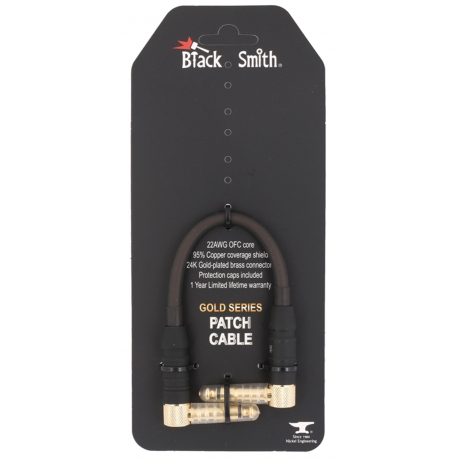 CABLE PATCH BLACK SMITH 0.15M JACKS COUD