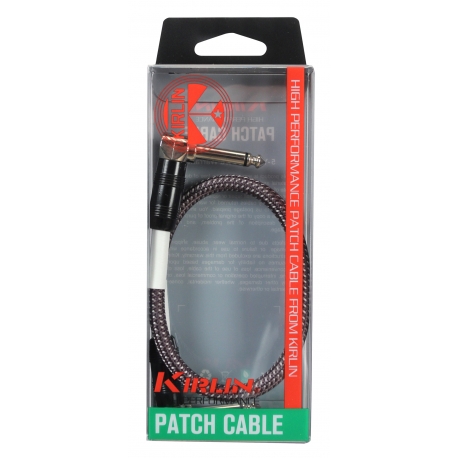 CABLE PATCH KIRLIN 0.30M JACK-JACK GRIS